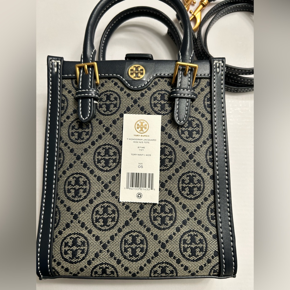 Tory Burch Mini T Monogram Tote